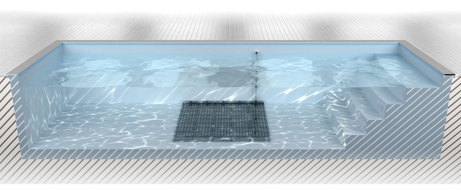 Installation en local technique de votre piscine