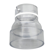 Raccord PVC D50 vers 1/4 tour